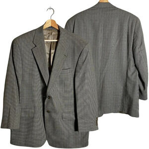 Chaps Ralph Lauren Silk Wool Sport Coat Dinner Jacket Blazer Men 43R Tan Career